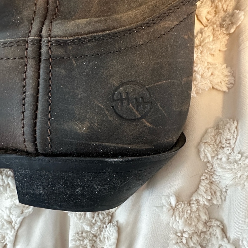 Double H Women’s Brown slouch cowboy boot - Picture 2 of 4